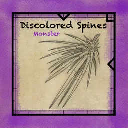 Discolored Spines